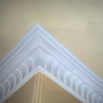 Fine restored plaster cornice traditional georgian in Edinburgh Scotland